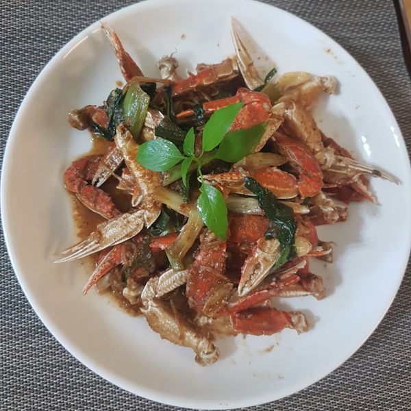 沙茶炒蟹腳：呂雅蘭 一起做