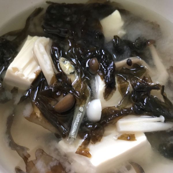 海帶芽鰹魚味噌湯:joojoo 一起做