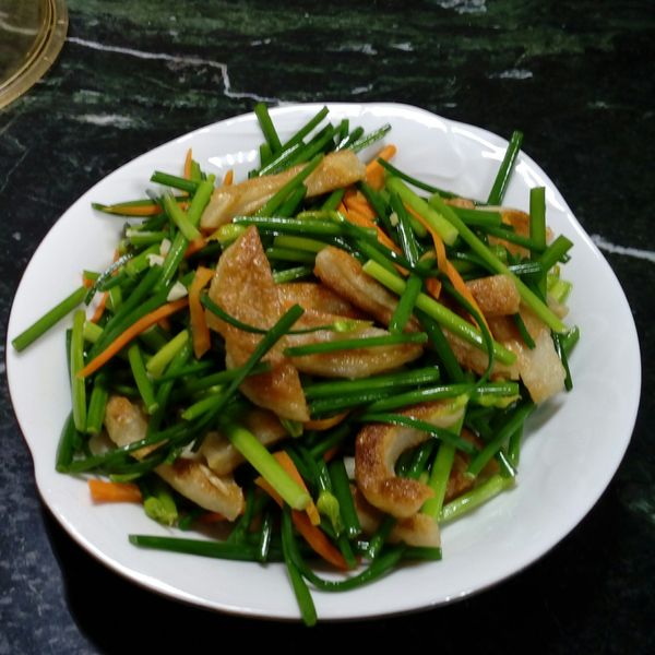 韭菜花炒脆甜不辣「味之素品牌」高鮮味精：Paula Tsai 一起做