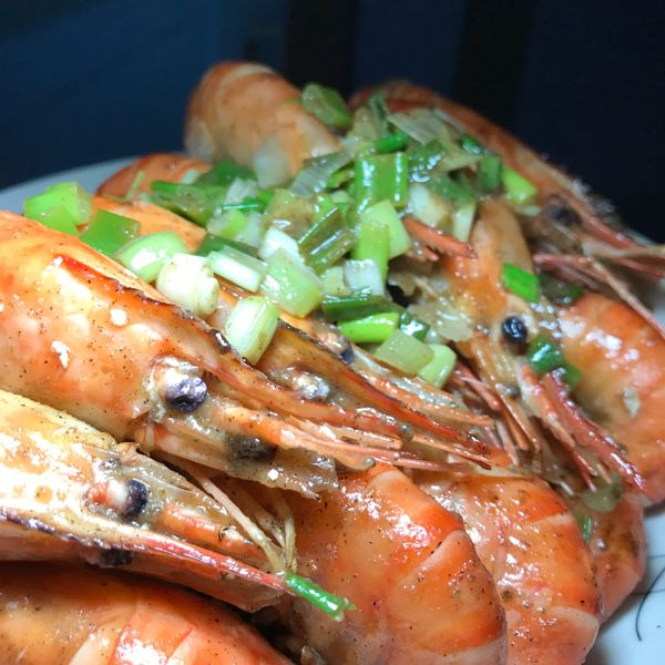 檸檬胡椒蝦🦐【5分鐘下酒菜】 : 黃潔西一起做