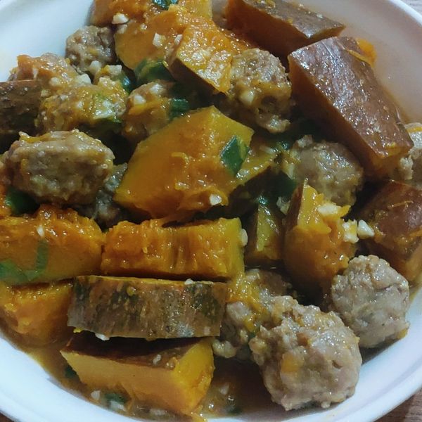 牛肉丸子悶南瓜 : 趙芳君一起做