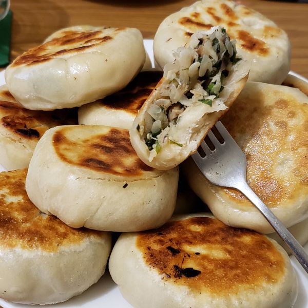 蘿蔔絲餡餅：Karen. 一起做