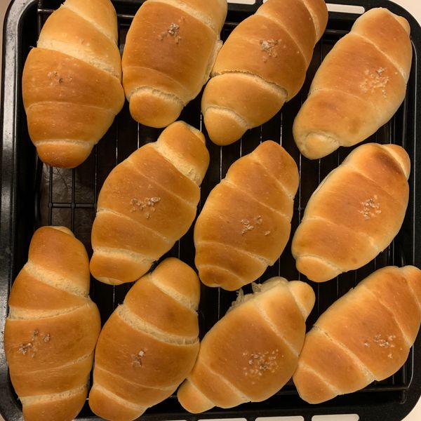 👩‍🍳鹽可頌奶油捲 : Joan Wang一起做