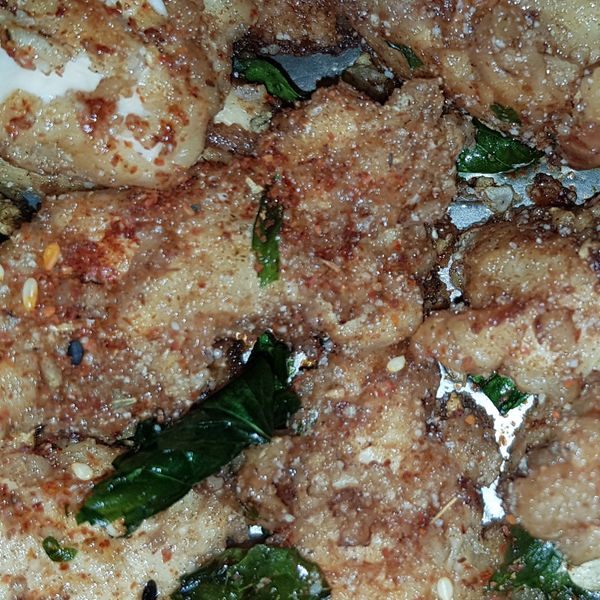 蒜味鹹酥雞 : 潘一起做