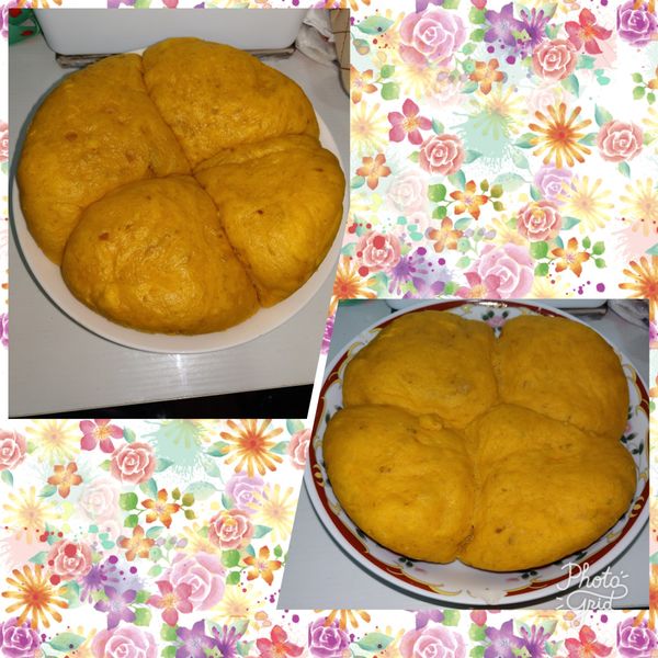 蒸南瓜麵包(電鍋版)：Cheng Joanne 一起做