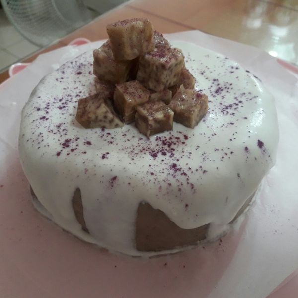 黑糖芋頭蛋糕 : Nina一起做