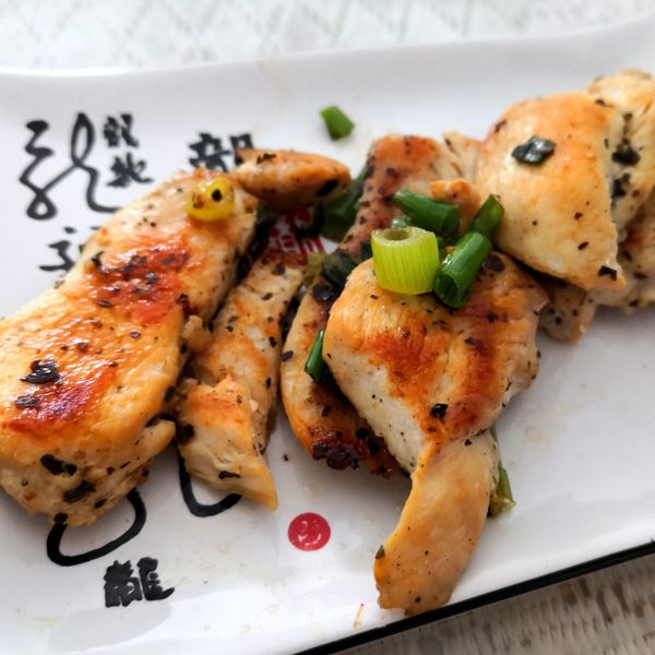 低脂便當菜《香煎蔥燒嫩雞胸》 : Bee一起做