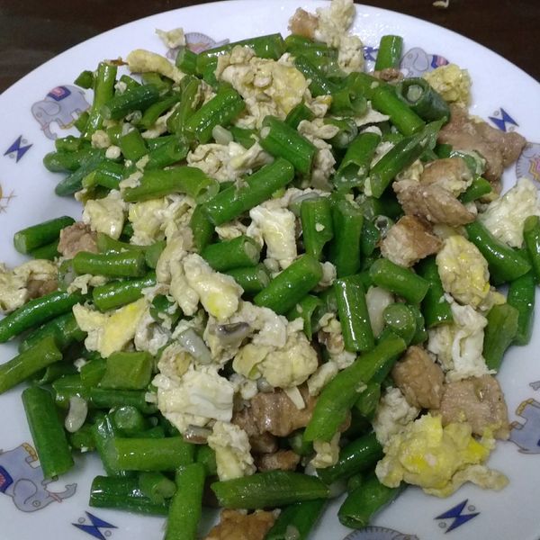 簡易家常菜-長豆炒蛋 : Ming Zoe Chen一起做