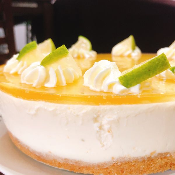 蜂蜜檸檬生乳酪蛋糕 (免烤箱) : Pamela Chien一起做