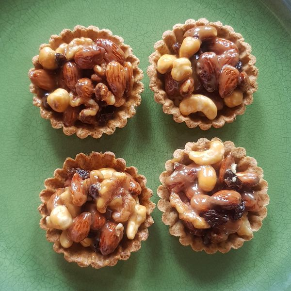 茉莉花茶香堅果塔（不回縮塔皮）：Lana Huang 一起做