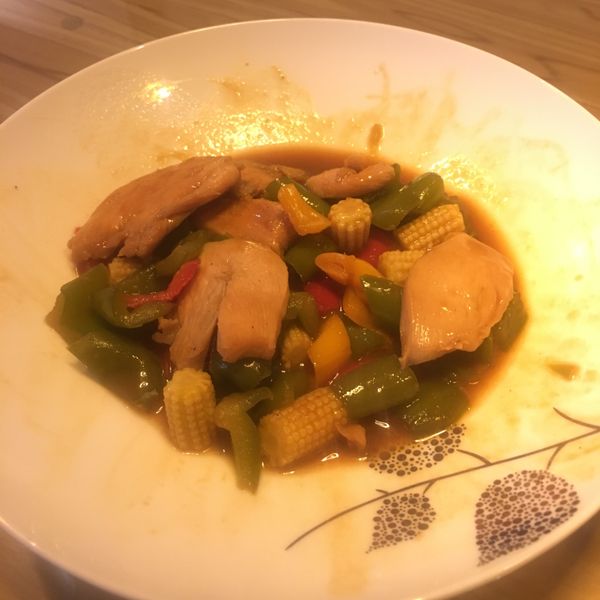 【Pati Tree 的幸福廚房】彩椒雞丁 : Lunamom一起做