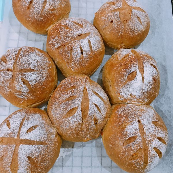 黑糖無花果核桃餐包 : Lan Hsu一起做