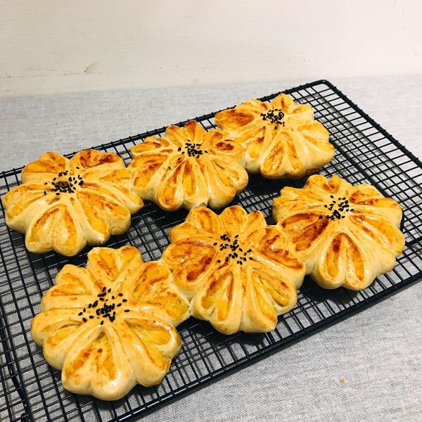 地瓜小花麵包 : 葉淳一起做