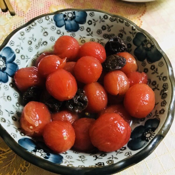 梅漬小番茄：晴晴上菜囉🥣 一起做