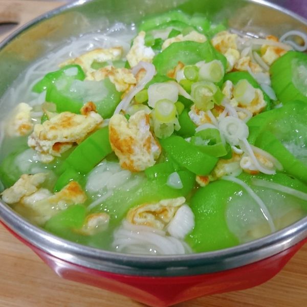 蛋酥絲瓜麵線 : Alice Ho一起做