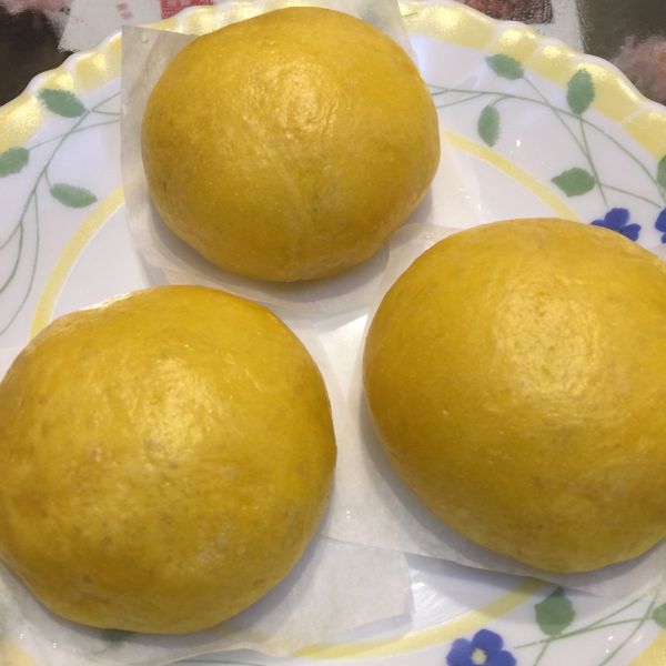 南瓜饅頭 : 墨小辰一起做