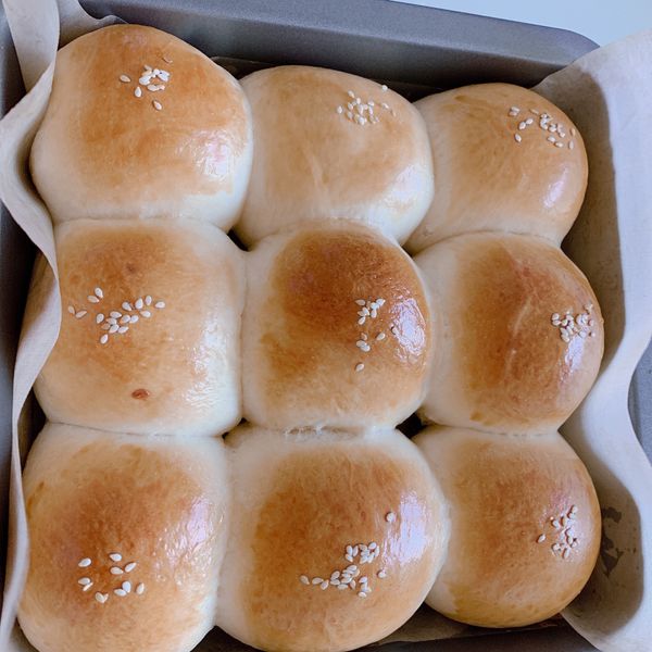 [新手食譜]奶油牽絲小餐包小吐司麵包 : 李嘉樂一起做