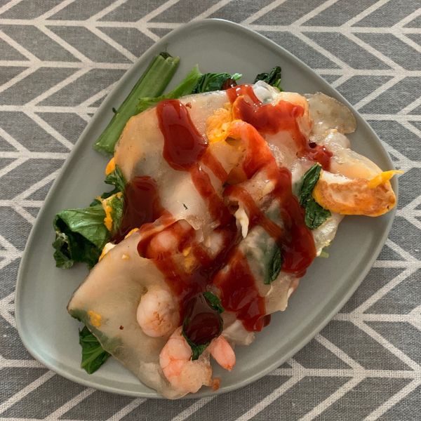 蝦仁煎 : 吾一起做