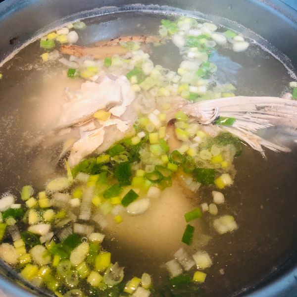 🐳🍶🍜麻油魚頭湯 : Meixin Lin一起做
