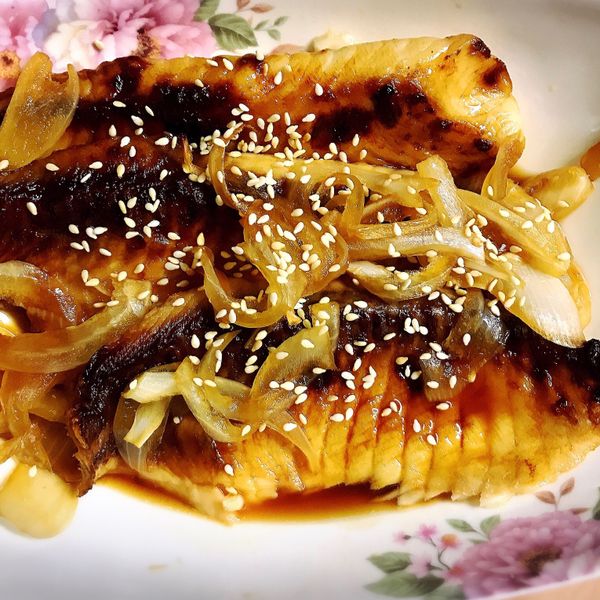 蒲燒鯛魚片 : Sandy Kung一起做