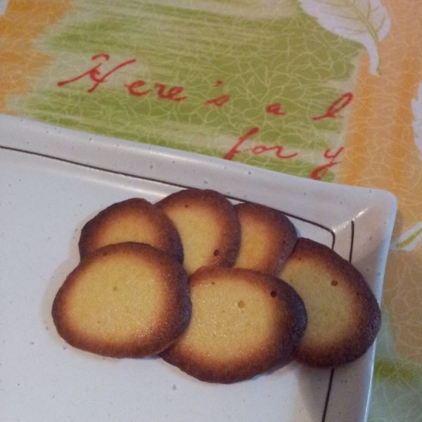 奶油貓舌小西餅 : 一Lan一一起做