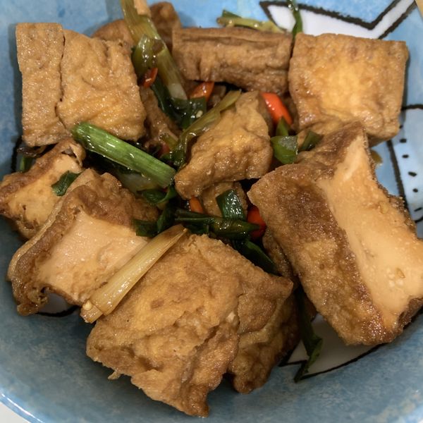 蔥燒油豆腐 : Laney Hung一起做