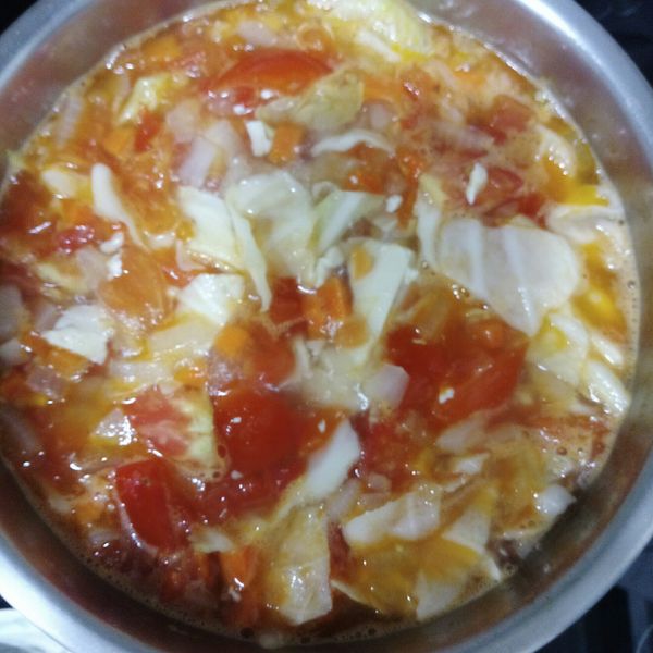 番茄蔬菜豆腐湯 : 愛麗絲一起做
