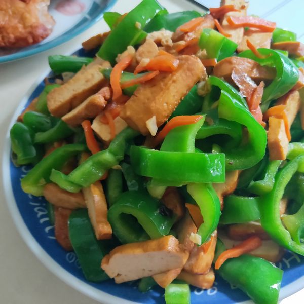 青椒炒豆干 : 田思佳一起做