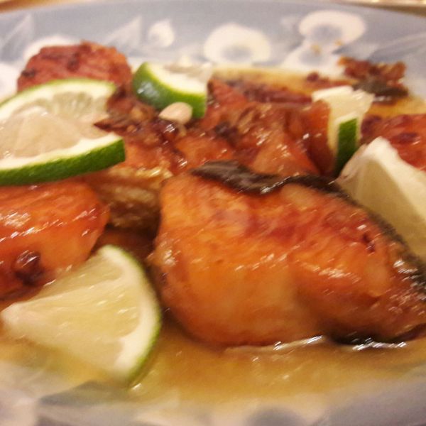 蜂蜜大蒜鮭魚 : candy一起做