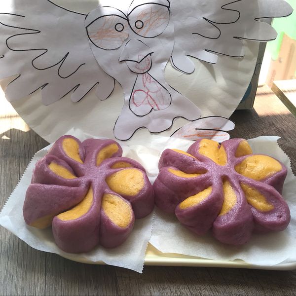 [大同電鍋] 小花饅頭：Pinklady Lin 一起做