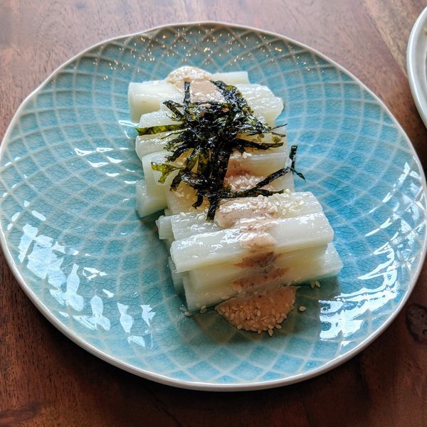 涼拌山藥佐胡麻醬 : 企鵝太太一起做