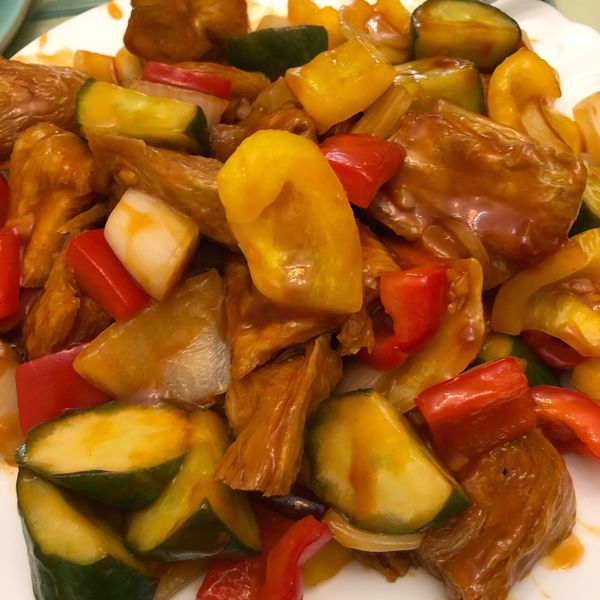 糖醋豆皮 : Cherry Sun一起做