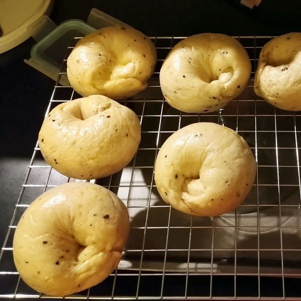 地瓜乳酪葡萄乾貝果☉減糖減油☉奶酥口感 : 茱蒂一起做