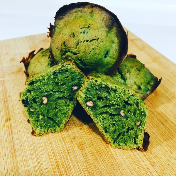 (零技巧)抹茶紅豆瑪芬蛋糕:dahuan 一起做