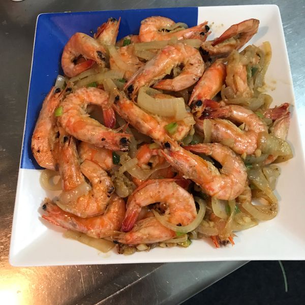 奶油檸檬蝦：Sphere Chen 一起做