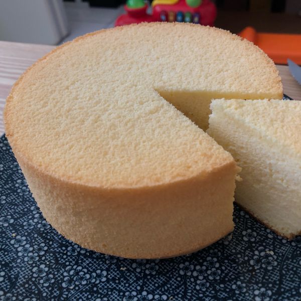 優格戚風蛋糕 : MONi小廚房一起做