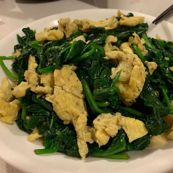 菠菜炒蛋 : Snoopy一起做
