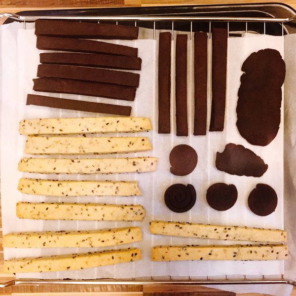 原味&咖啡牛奶棒：兔兔 一起做