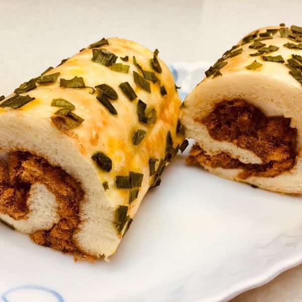 香蔥肉鬆捲【麥典實作工坊麵包專用粉】 : Vivian  Chung一起做