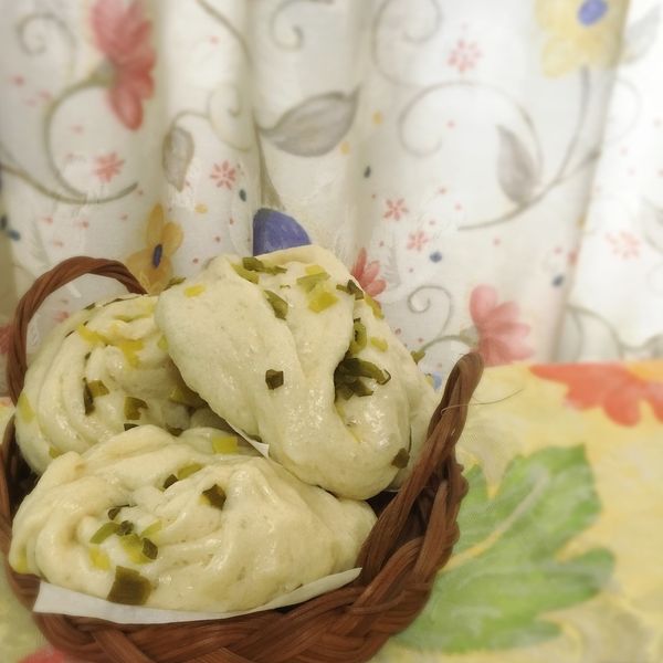 蔥花捲:紫琉璃 一起做