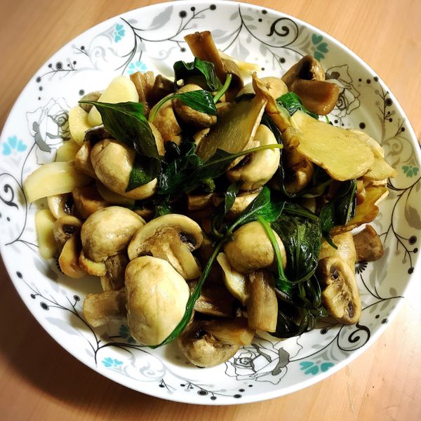 塔香蘑菇 : Sandy Kung一起做