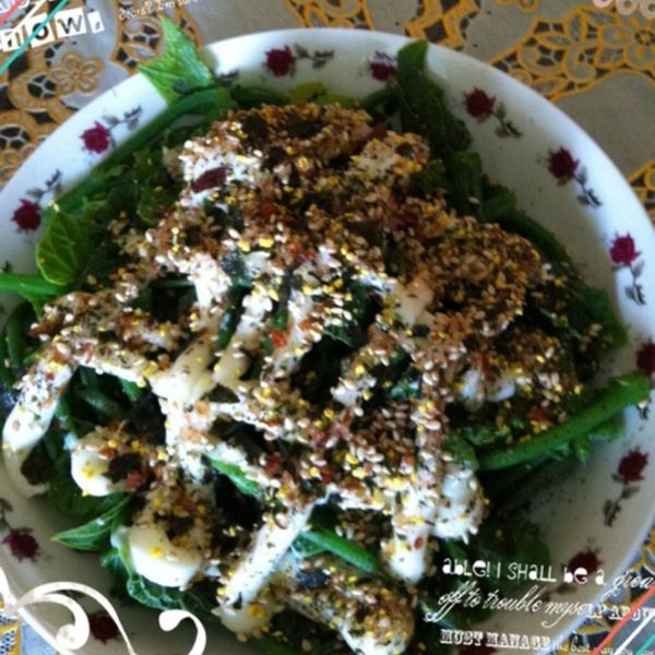 龍鬚菜沙拉：顏妗容 一起做