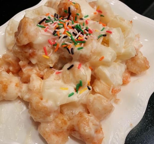 簡易阿基師版之鳳梨蝦球：Dorlie Lu Lu 一起做