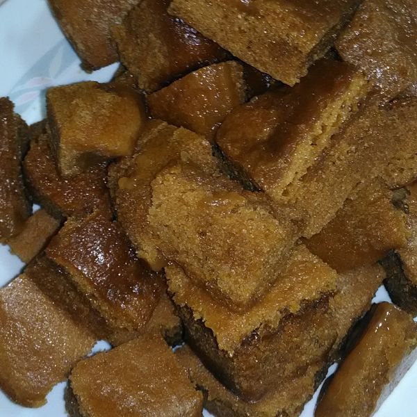 黑糖糕 : 葉子一起做