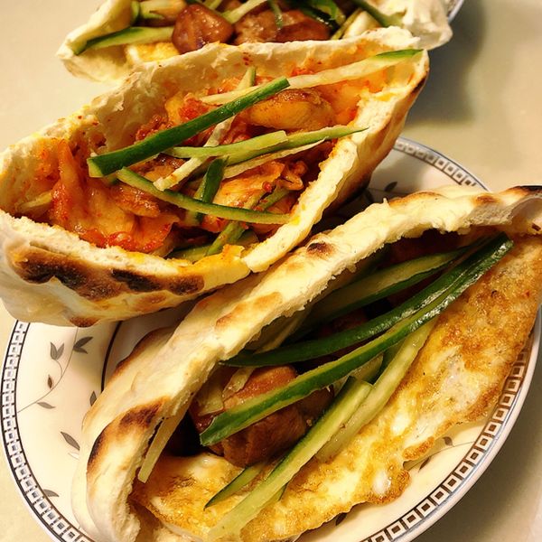 打拋豬口袋餅(PITA):田田 一起做