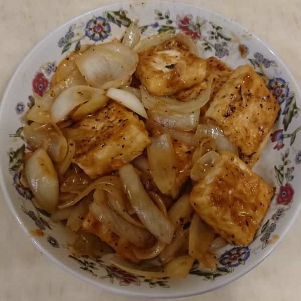 黑胡椒鐵板豆腐 : Wang Kelly一起做