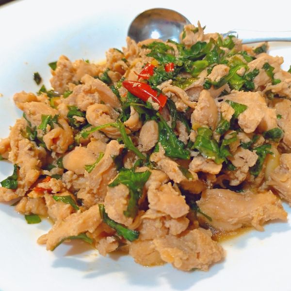 九層塔肉末 : Miya一起做