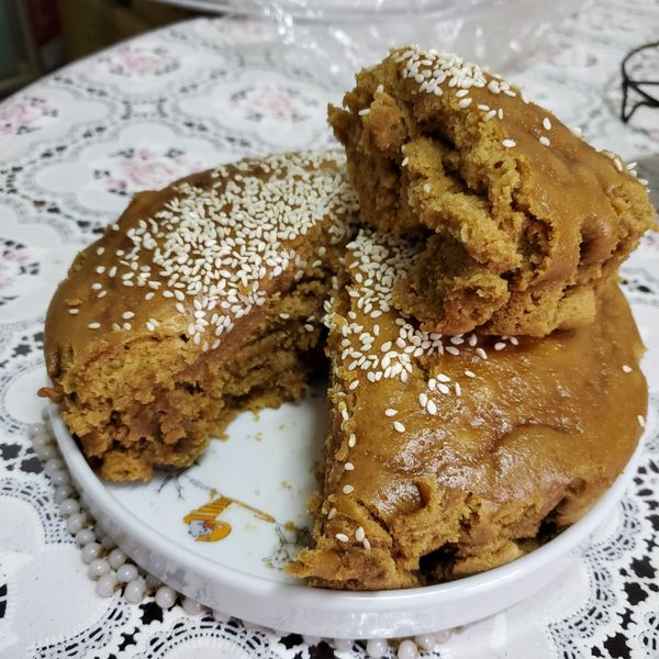 香Q黑糖糕。電鍋版 : 牛小路一起做