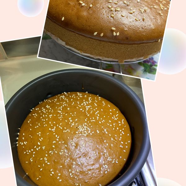 香Q黑糖糕。電鍋版 : 洪太一起做