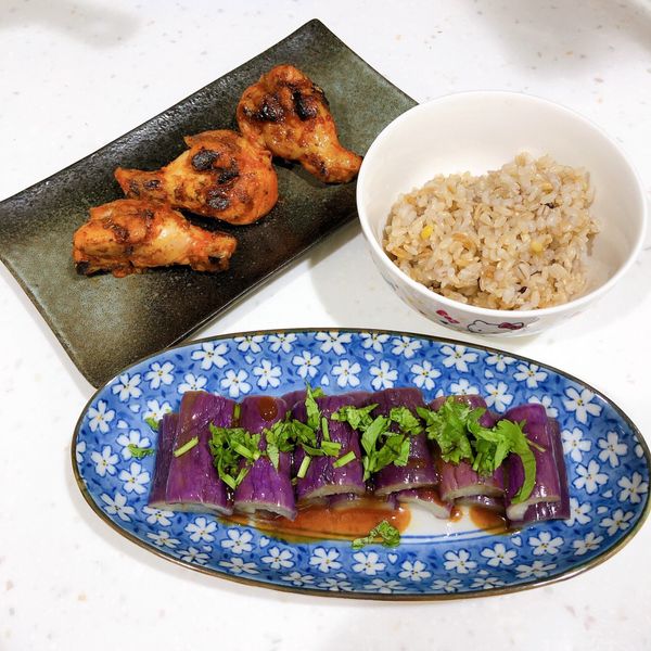 蒜辣涼拌紫茄（涼拌茄子） : Aquataro一起做